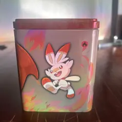 Pokemon TCG Stacking Tin Darkness Orange Fire Type- Metal Box Only - Charizard - Image 2