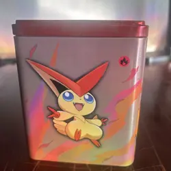 Pokemon TCG Stacking Tin Darkness Orange Fire Type- Metal Box Only - Charizard - Image 4