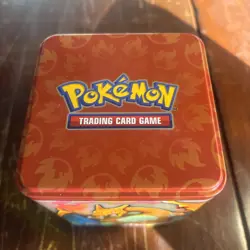 Pokemon TCG Stacking Tin Darkness Orange Fire Type- Metal Box Only - Charizard - Image 5