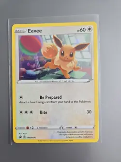 Eevee SWSH212 Sword And Shield, Black Star Promo NM POKEMON - Image 1