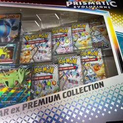 Pokemon TCG: Prismatic Evo Lucario Tyranitar Ex Premium Collection Sealed Box - Image 5