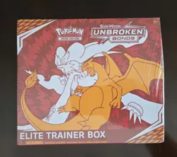 Pokemon TCG Factory Sealed Sun & Moon Unbroken Bonds Elite Trainer Box ETB - Image 1