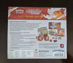 Pokemon TCG Factory Sealed Sun & Moon Unbroken Bonds Elite Trainer Box ETB - Image 2