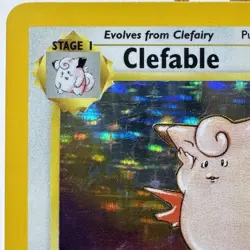 Clefable - 1/64 - Jungle Set - Unlimited - Holo Rare - Pokemon - WOTC - Played - Image 2