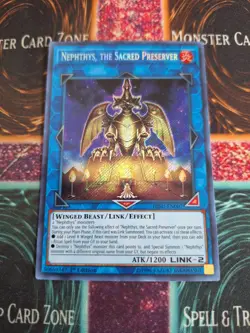 Yu-Gi-Oh! Nephthys, the Sacred Preserver HISU-EN007 Secret 1st Edition NM/LP - Image 1