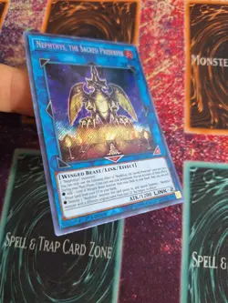 Yu-Gi-Oh! Nephthys, the Sacred Preserver HISU-EN007 Secret 1st Edition NM/LP - Image 2