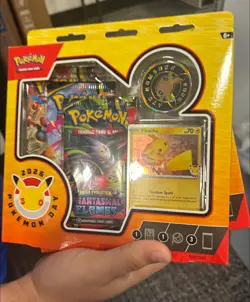 Pokemon Day 2026 Pikachu Promo Card + Coin | 3 Booster Packs | Sealed PRESALE - Image 1