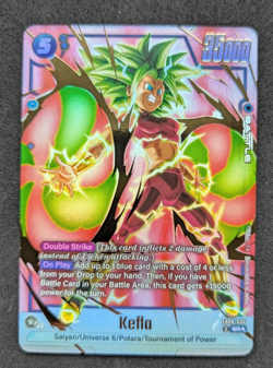 Kefla FB08-034 Alternate Art Saiyans Pride Dragon Ball English Card Fusion World - Image 1
