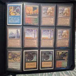 Magic The Gathering Playing Cards Lot Of 204 - With Trade Binder - Image 1