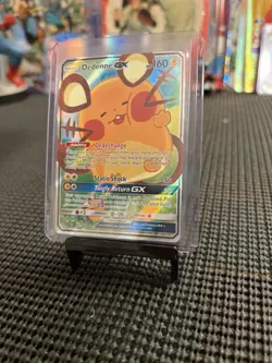 Pokemon TCG Dedenne GX Full Art Ultra Rare Holo Card 195a/214 Unbroken Bonds - Image 1