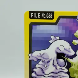Pokemon Cards Bandai Carddass Grimer File No.088 1997 VG Japanese i584 - Image 2