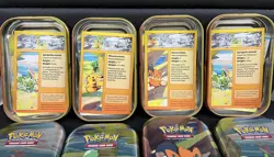 Pokemon MINI TIN Bundle- with ART CARDS- COINS- CARD BOOK **No packs included** - Image 5