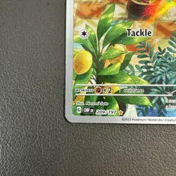 Pokemon Lechonk TCG Card 209/197 Sv03: Obsidian Flames Full Art - Image 2