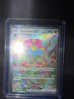 Pokemon TCG Venusaur EX Card 198/165 Scarlet & Violet 151 Sir Mint Condition - Image 1