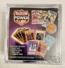 Yu Gi OH power cube 1 legacy pack 2 booster packs 5 rare cards 35 common cards - Image 2