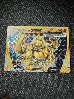 Pokemon TCG Evolutions Full Art Ultra Rare Holo Card Machamp Break 60/108 XY NM - Image 1