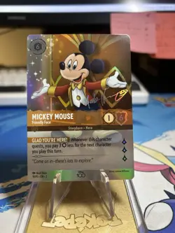 Mickey Mouse - Friendly Face (Alt Art) 18 - Disney100 Promos Holo NM - Card A3 - Image 1