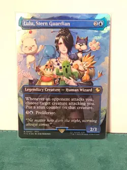 Lulu, Stern Guardian (Borderless) (Chocobo Track Foil) Commander: Final Fantasy - Image 1