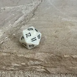 Magic the Gathering Fifth Dawn White Spindown Dice - Image 2