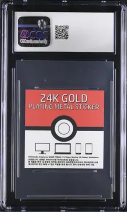 2024 Eevee 24k Gold Plated Pokemon Korean Striking Popping Candy CGC Mint 9! - Image 2