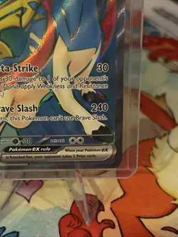 Pokemon TCG Hops Zacian EX Full Art Holo Card 176/159 Journey Together - Image 3