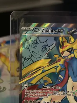 Pokemon TCG Hops Zacian EX Full Art Holo Card 176/159 Journey Together - Image 5