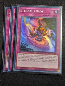 Yugioh - 3x Eternal Chaos TOCH-EN010 1st Super Rare NM - Image 1