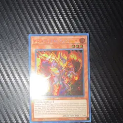 Konami Yu-Gi-Oh! Red Lotus King, Flame Crime BLTR-EN028 Holo 1st Edition - Image 5