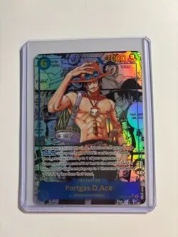 One Piece CCG English Portgas.D.Ace Secret Rare Manga OP13-119 SSP - Image 1