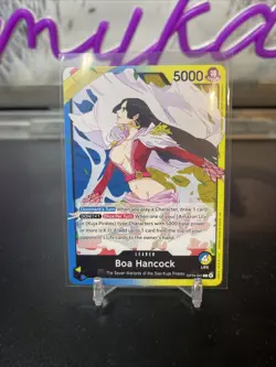 🔥 One Piece The Azure Sea’s Seven Boa Hancock OP14-041 Leader Base English 🔥 - Image 1