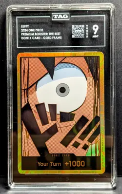 One Piece TCG | Gold Don | Monkey.D.Luffy | PRB01 | NM | Bandai | TAG 9 | Bandai - Image 1