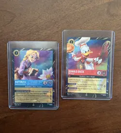 Disney Lorcana Magical Places EPCOT 2026 Rapunzel & Donald Duck Promo Card Set - Image 1