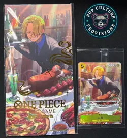 One Piece Card Chinese 2026 New Year Red Packet Sanji Promo Sealed US Seller - Image 1