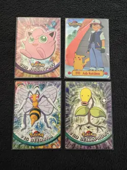 Pokemon TCG 4 Pokemon Card Lot - Topps Chrome Pokemon (4 Cards) - Image 1