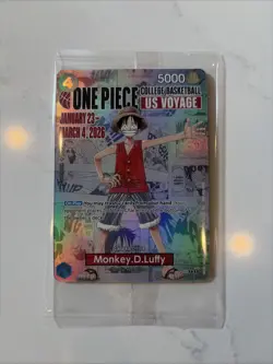 NEW One Piece College Basketball US Voyage Monkey D. Luffy Trading Card Unopened - Image 1