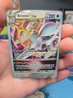 Pokemon TCG Arceus VSTAR 123/172 SWSH Brilliant Stars Ultra Rare Card - Image 1