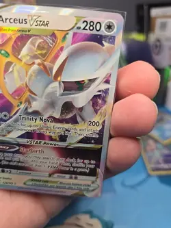 Pokemon TCG Arceus VSTAR 123/172 SWSH Brilliant Stars Ultra Rare Card - Image 3