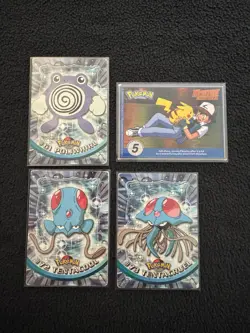 Pokemon TCG 4 Pokemon Card Lot - Topps Chrome Pokemon (4 Cards) - Image 1