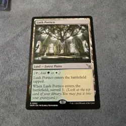 Lush Portico Murders at Karlov Manor Rare Land Green White Regular MTG #263 - Image 1