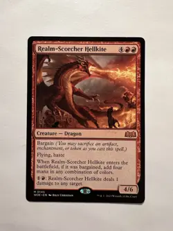 Realm-Scorcher Hellkite - MTG Wilds of Eldraine - NM - Image 1
