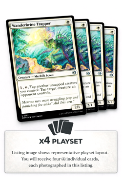 Wanderbrine Trapper X4 [Lorwyn Eclipsed] Magic MTG ECL 0042 NM ⚪ - Image 1