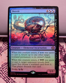 MTG Foil Deceit Lorwyn Eclipsed Magic the Gathering NM - Image 1