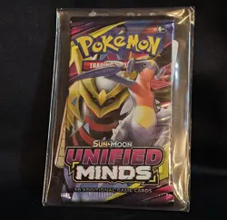 Pokemon Sun Moon Unified Minds Booster Pack - Garchomp/Giratina (FACTORY SEALED) - Image 1