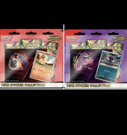 Pokemon Ascended Heroes Tech Sticker Collection Set GASTLY & CHARMANDER(2) - Image 1