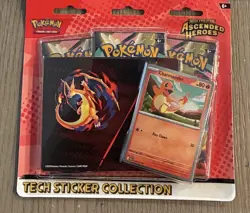 LOT OF 10 Pokemon Mega Evolution Ascended Heroes Tech Sticker Collection NEW - Image 2