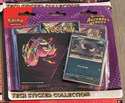 LOT OF 10 Pokemon Mega Evolution Ascended Heroes Tech Sticker Collection NEW - Image 3