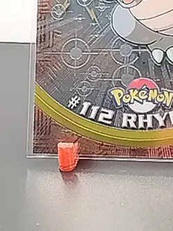 2000 TOPPS Chrome Pokemon Rhydon #112 Animation Series 2 - Image 4