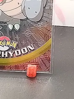 2000 TOPPS Chrome Pokemon Rhydon #112 Animation Series 2 - Image 5