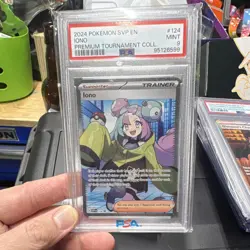Pokemon Iono 124 SVP Scarlet & Violet Promo Holo Trainer-Supporter English PSA 9 - Image 1