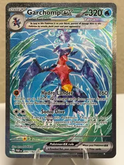 Garchomp ex 245/182 SV04 Paradox Rift Special Illustration Rare Full Art Pokemon - Image 1